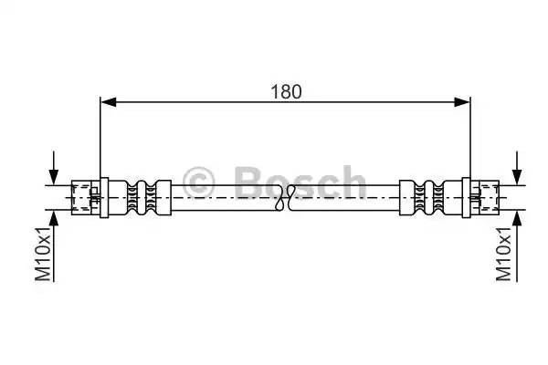 Шланг тормозной AUDI 80,100 задний BOSCH 1 987 476 018 BOSCH