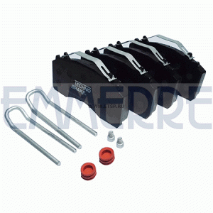 колодки тормозные дисковые комплект 29279 MAN 960793 EMMERRE