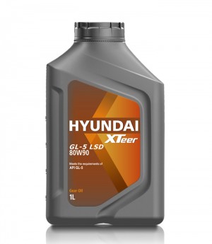 HYUNDAI XTEER GEAR OIL-5 LSD 80W90 1Л API GL-5 1011034 HYUNDAI XTEER