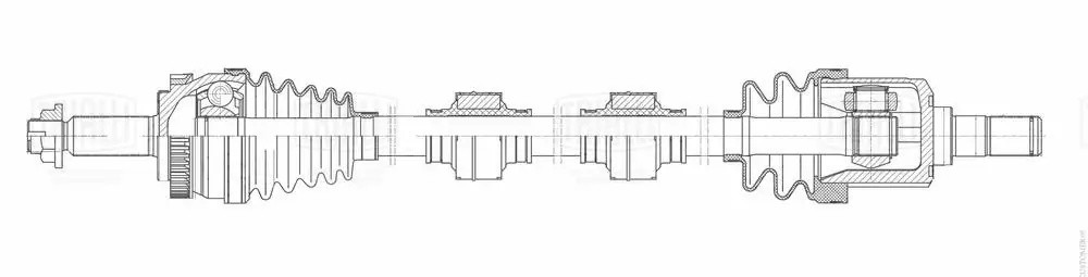 Привод передний правый AR 993 TRIALLI
