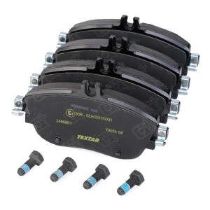 Колодки тормозные MERCEDES A (W176),B (W246),CLA (13-) передние (4шт.) TEXTAR 2486901 TEXTAR
