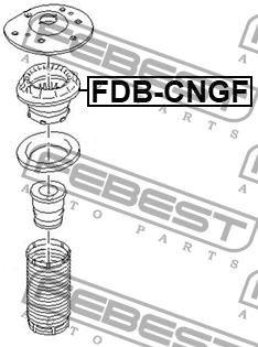 Подшипник опоры амортизатора FORD MONDEO IV 07-14 FDB-CNGF FDB-CNGF FEBEST