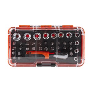 Набор головок (37 предметов) "AV Steel" (1/4", с битами) AV071037 AV STEEL