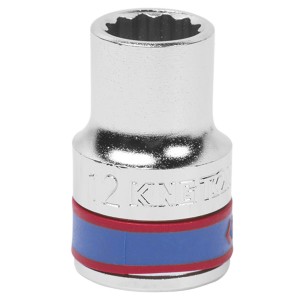 головка торцевая! стандартная двенадцатигранная 1/2'', 12 мм\ 433012M KING TONY