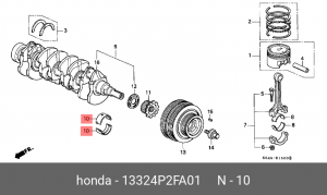 ПОДШИПНИК 13324P2FA01 13324P2FA01 HONDA