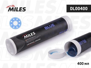 Смазка высокотемпературная литиевая 400 г (класс консистенции NLGI 2) картридж D DL00400 MILES