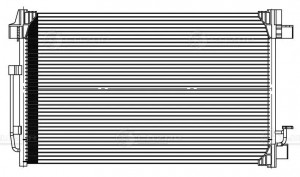 Радиатор кондиционера с ресивером для а/м Nissan Teana J32 (08-) LRAC141N9 LRAC141N9 LUZAR