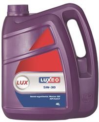 Масло моторное полусинтетическое "Lux 5W-30", 4л 102 102 LUXE OIL