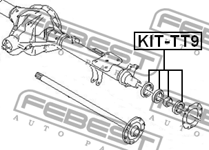 Подшипники полуоси комплект KIT-TT9 KIT-TT9 FEBEST