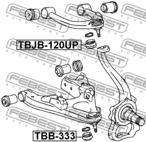 Пыльник шаровой опоры TBB-333 TBB-333 FEBEST