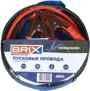 провода прикуривания! 400А(2,5м, 12/24В) с сумкой BRX0010003 BRIX