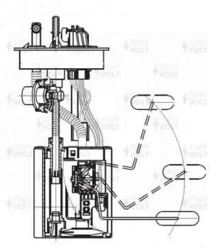 Модуль топливного насоса SFM 0506 START VOLT