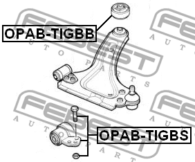 Сайлентблок OPAB-TIGBS OPAB-TIGBS FEBEST