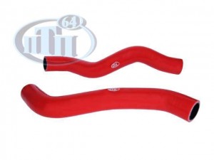 Патрубки радиатора ВАЗ-21082-2115 к-т 2шт красный силикон PTP002176 PTP 64