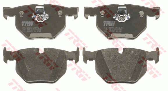 Колодки тормозные BMW E60 задние (4шт.) TRW GDB1727 TRW