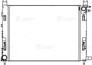Радиатор охл. для а м Лада Vesta Sport (18-) Лада Vesta (15-) 1.8i A C+ (паяный) LRC 0901 LUZAR