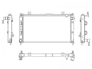 Радиатор LADA GRANTA 15-KALINA II 13- (трубчатый) SGLD00011R SGLD00011R SGLD00011R SAT