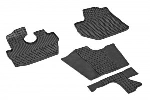 Коврик салона HYUNDAI Porter 2 (10-13) полиуретан черный (4 предм.) SEINTEX 84168 SEINTEX