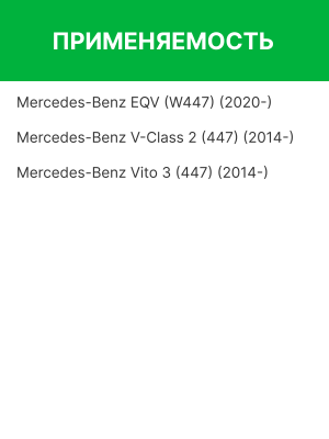 Фильтр воздушный салона MERCEDES Viano (W447) RAF FILTER RST013MB RAF FILTER