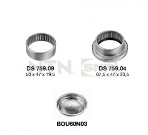 Рем к-т подшипников задней балки KS559.02 NTN SNR