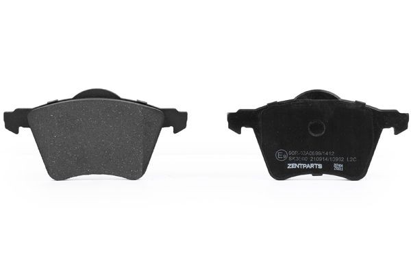 колодки дисковые передние! VW T4/Sharan 1.8i-2.8/2.5TDi 95>, Ford Galaxy 1.9TD/T Z07404 ZENTPARTS