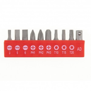 Отвертка с набором бит CrV 11 предметов MATRIX 11453 MATRIX