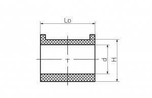 Втулка стабилизатора Volkswagen Transporter/Multivan V-VI 863801 863801 SIDEM