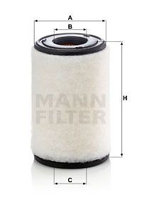 Фильтр воздушный C14011 C14011 MANN FILTER