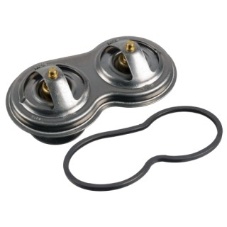 Термостат двойной 83°C  Scania 4/ P/R/T серия  (с прокладками) 21551 FEBI BILSTEIN