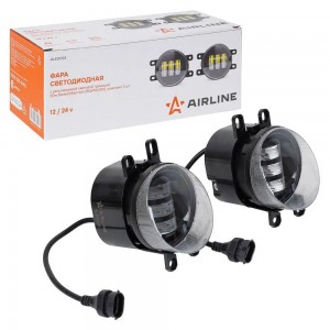 Фара светодиодная "AIRLINE" 130х90х100 мм 30W 12/24V (с регулир. световой границ ALED093 AIRLINE