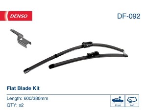 Щетка стеклоочистителя NISSAN Qashqai (07-) 600/380мм комплект DENSO DF-092 DENSO