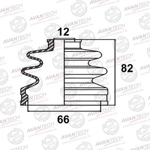 Пыльник привода Avantech BD0306 AVANTECH