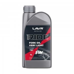 LAVR MOTO RIDE Fork oil 5W (1L) масло вилочное! полусинт.\ LN7782 LAVR
