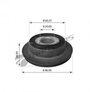 Сайлентблок DAF кабины задний половинка (20х60/85х26мм) (FE18725-литой) MANSONS 200.108 MANSONS