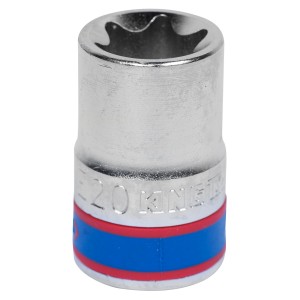 головка торцевая! TORX Е-стандарт 1/2', E20, L=39 мм\ 437520M KING TONY