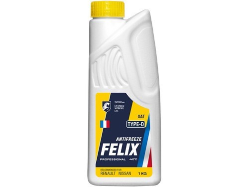 FELIX TYPE-D G12+ 1KG ЖЕЛТЫЙ Готовый renault nissan 430206332 FELIX