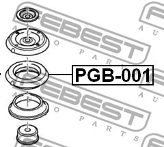 Подшипник опоры амортизатора PGB-001 PGB-001 FEBEST