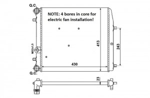 SKODA FABIA / VW POLO Моторы от 1,0 до 1,6л 53021A NRF