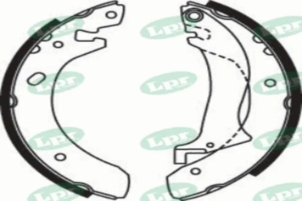 Комплект тормозных колодок 07510 07510 LPR