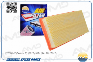Фильтр воздушный HYUNDAI Solaris (17-) KIA Rio (17-) AMD AMD.FA789 AMD