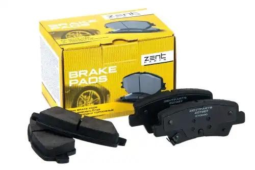 Колодки дисковые задние Hyundai Elantra/Solaris/Accent, Kia Soul all 09 Z07227 ZENTPARTS