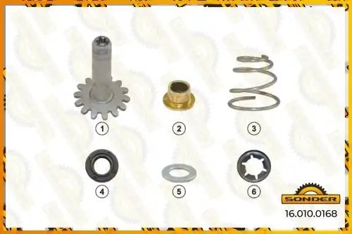 Аналог 19050. РМК суппорта BPW TSB3709/4309/4312 механизм подвода регулировочный 160100168 SONDER