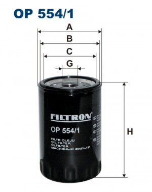 Фильтр масляный FILTRON OP 554/1 OP5541 FILTRON