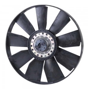 Вентилятор КАМАЗ-ЕВРО 758мм с вязкостной муфтой и обеч.. в сборе (дв.740.37,60,6 13012031 MEGA POWER