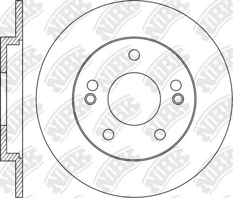 Диск тормозной задний KIA OPTIMA [58411-3V500] RN1601 RN1601 NIBK