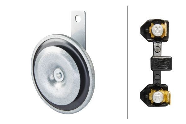 сигнал звуковой ! электрич. 24V-335HZ FI 122ММ (ВЧ)\ Volvo FH12 3AL002952-871 HELLA