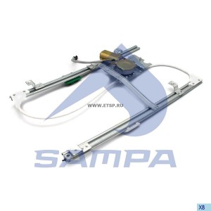 Стеклоподъемник электрический левый DAF LF45/IV, LF55/IV; Renault Midlum /DXi 5/ 078293 SAMPA