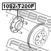 Ступица передняя Шевроле Авео FEBEST 1082-T200F FEBEST