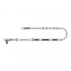 Датчик ABS для а/м Sollers Atlant (22-)/JAC Sunray (20-) задн. лев. 7 креплений  VSABS2124 START VOLT
