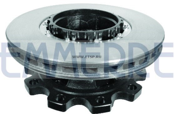 Ступица в сборе (931752 с подшипниками FAG и диском тормозным № 960213) CF65/CF8 931913 EMMERRE